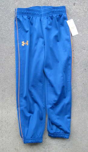 Under Armour Boys 2 piece Track Set - Jacket & Pants - Vibe Orange & Blue - NWT - Picture 6 of 7