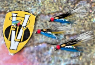 3 Mosche Da Salmone V Fly Icelandic Micro Doubles &ndash; Collezione Per Pesca A Mosca, Affondanti, Multicolore, Made In UK