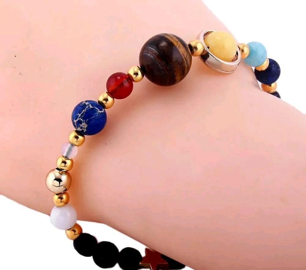 Bracelet Mixte « Surf » Noir Sur élastique Et Perle De Tahiti