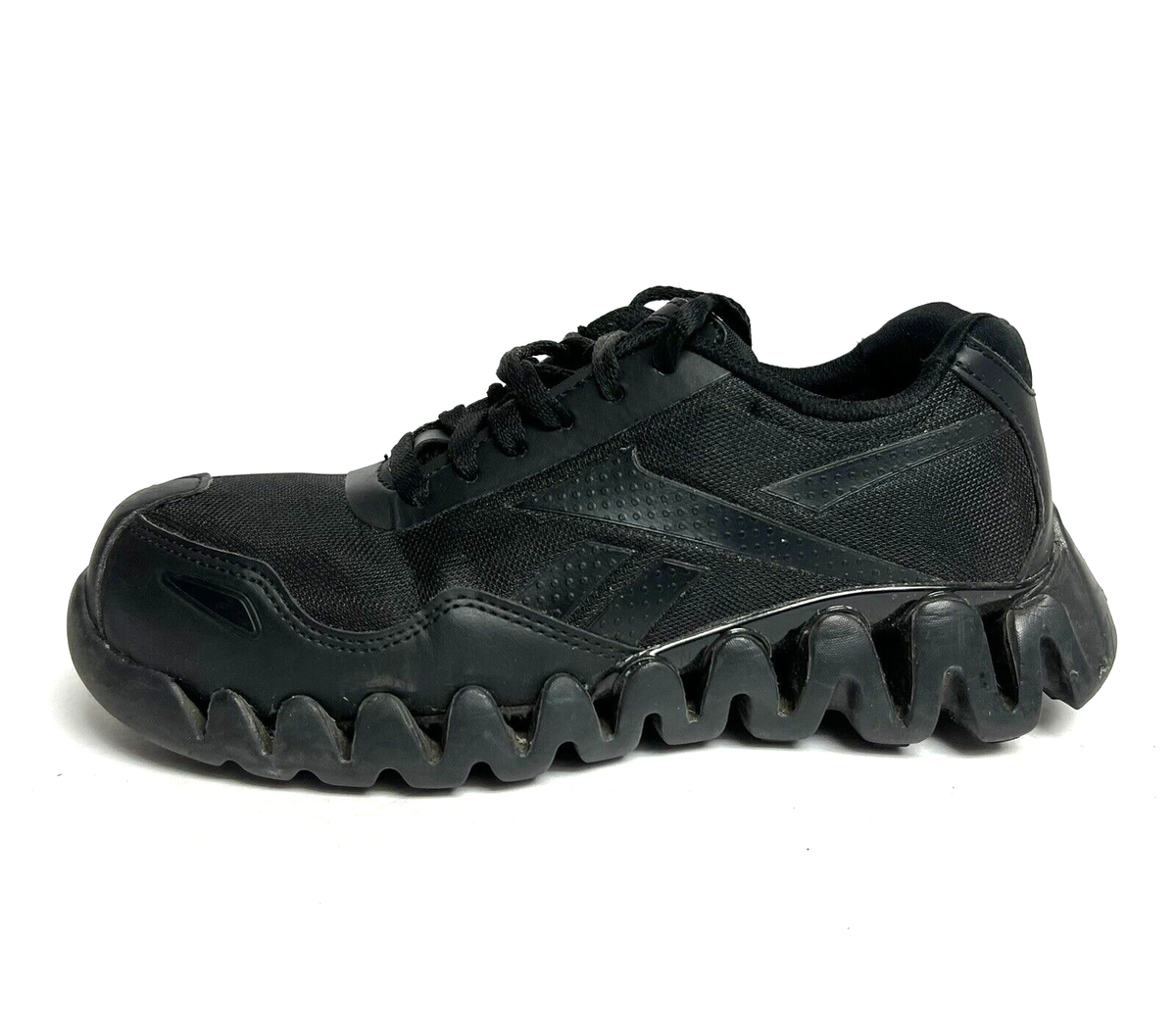 Reebok Womens Zig Pulse Work Sneaker Black Size 7 M | eBay
