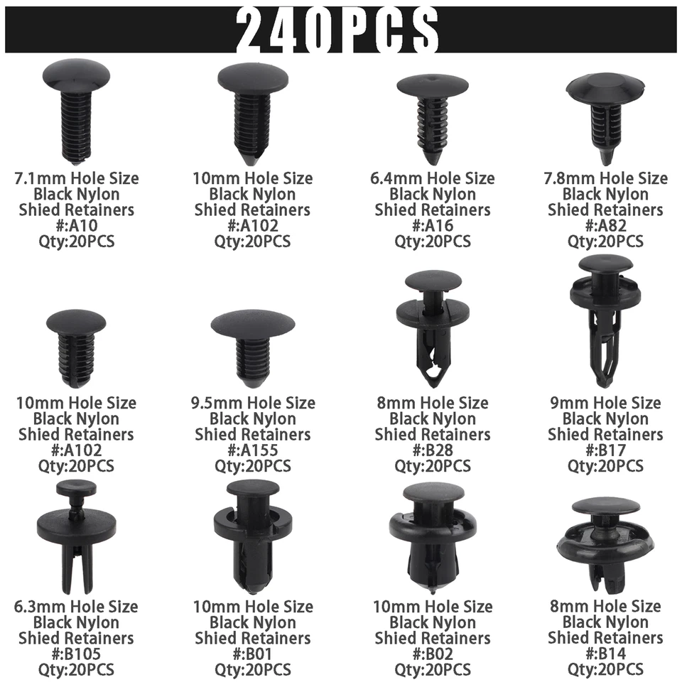 Para Pontiac Trans Sport 1993-En Guardabarros Parachoques Sujetador Retenedor Clips Pin Empujador Foto 2 de 4