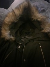 Ladies Parka Ivanka Trump Winter Warm Coat Fur Hood