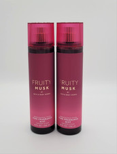 Bath  Body Works Fruity Musk Fine Fragrance Body Mist Spray 8 oz Set of 2