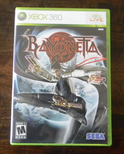 XBOX 360 " BAYONETTA " VIDEO GAME SEGA - CIB USED - MATURE 17+ SEGA  MAR117