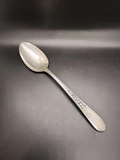 1941 Priscilla Lady Ann Oval Serving Spoon Silver Plate WM Rogers MFG CO