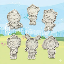 Octonauts 6-Piece Cookie Cutters and Stamps 