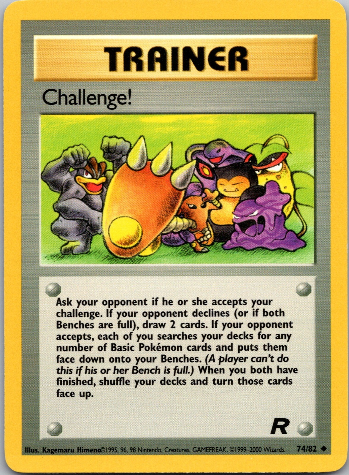 Challenge! 74/82 Team Rocket Unlimited NM