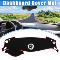 Dashboard-Abdeckung FüR Nissan Altima 2013-2018, Rote Polyester-Schutzmatte