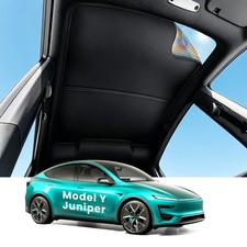 2026 Tesla Model Y Juniper Sunshade Roof-Iridescent Nano Ice Crystal Coating,...