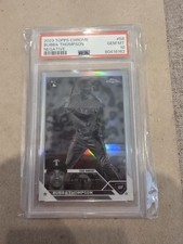 2023 Topps Chrome Bubba Thompson Negative Refractor PSA 10