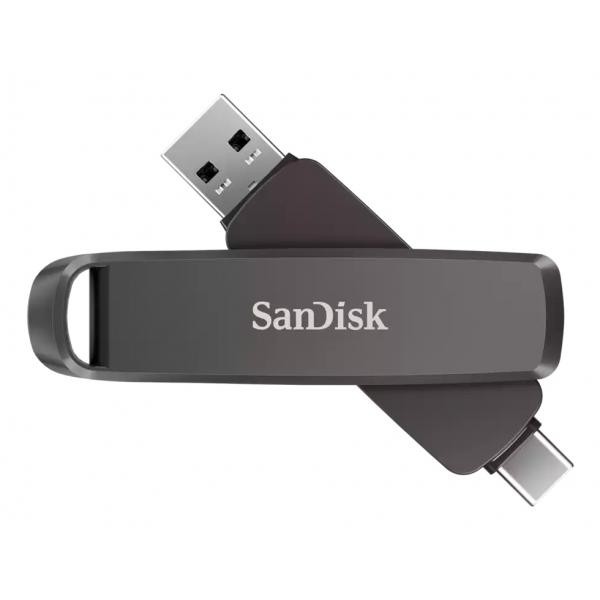 Sandisk extreme pro dual drive 512gb chiavetta usb-a + usb-c 3.2 gen 2 crittografata aes a 128 bit - Immagine 2
