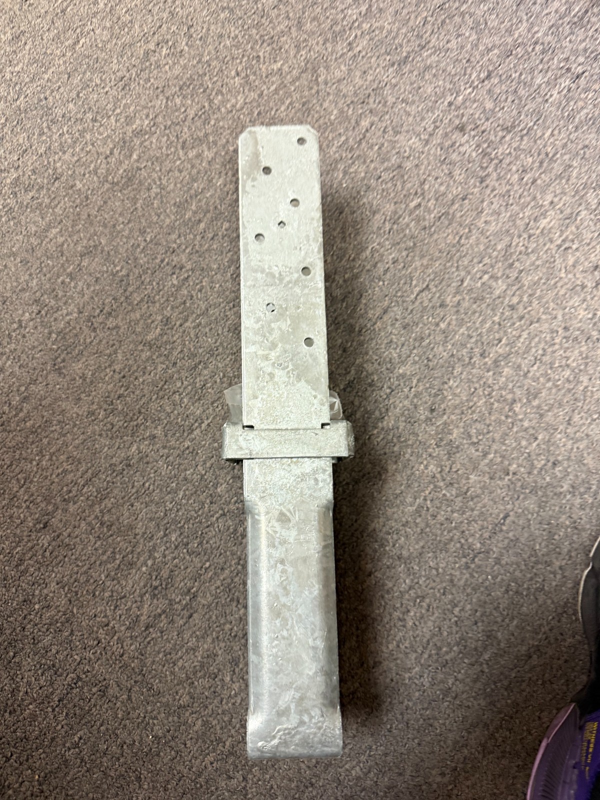 Simpson CBSQ44-SDS2HDG CBSQ Hot-Dip Galvanized Standoff Column Base for ...