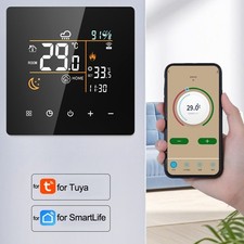 WiFi Thermostat with Hygrometer for Tuya Smart Home Temperature Control