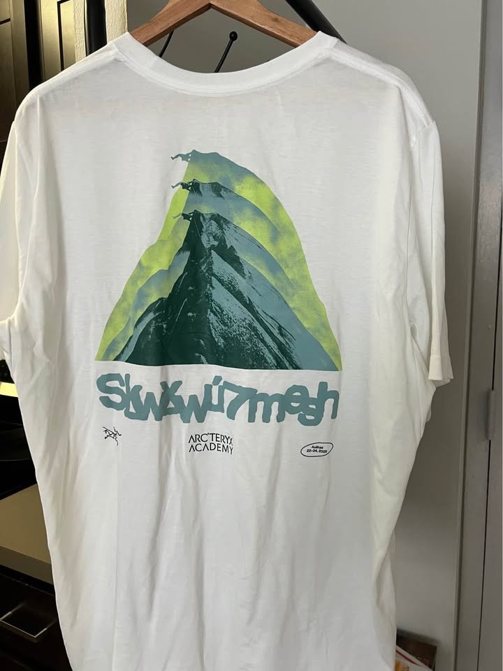 NEW RARE Arc'teryx Academy T-shirt: Squamish - Size Large
