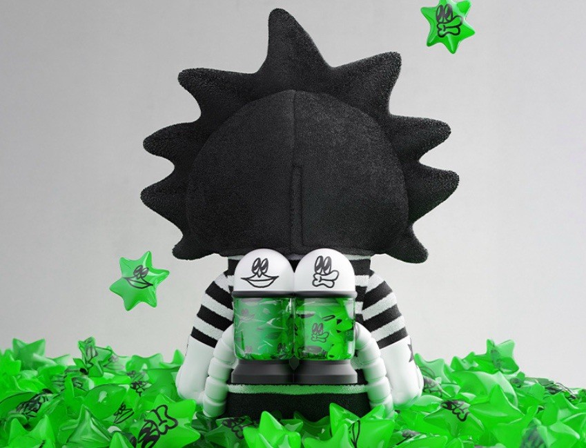 HOT POP MART Mega Space Molly 400% Lala Company Durian Man