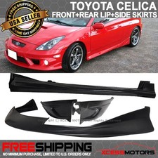 Fits 00-02 Toyota Celica Jdm Front Rear Lip Side Skirt Pu Fits 00-02 Toyota Celica Jdm Front Rear Lip Side Skirt Pu