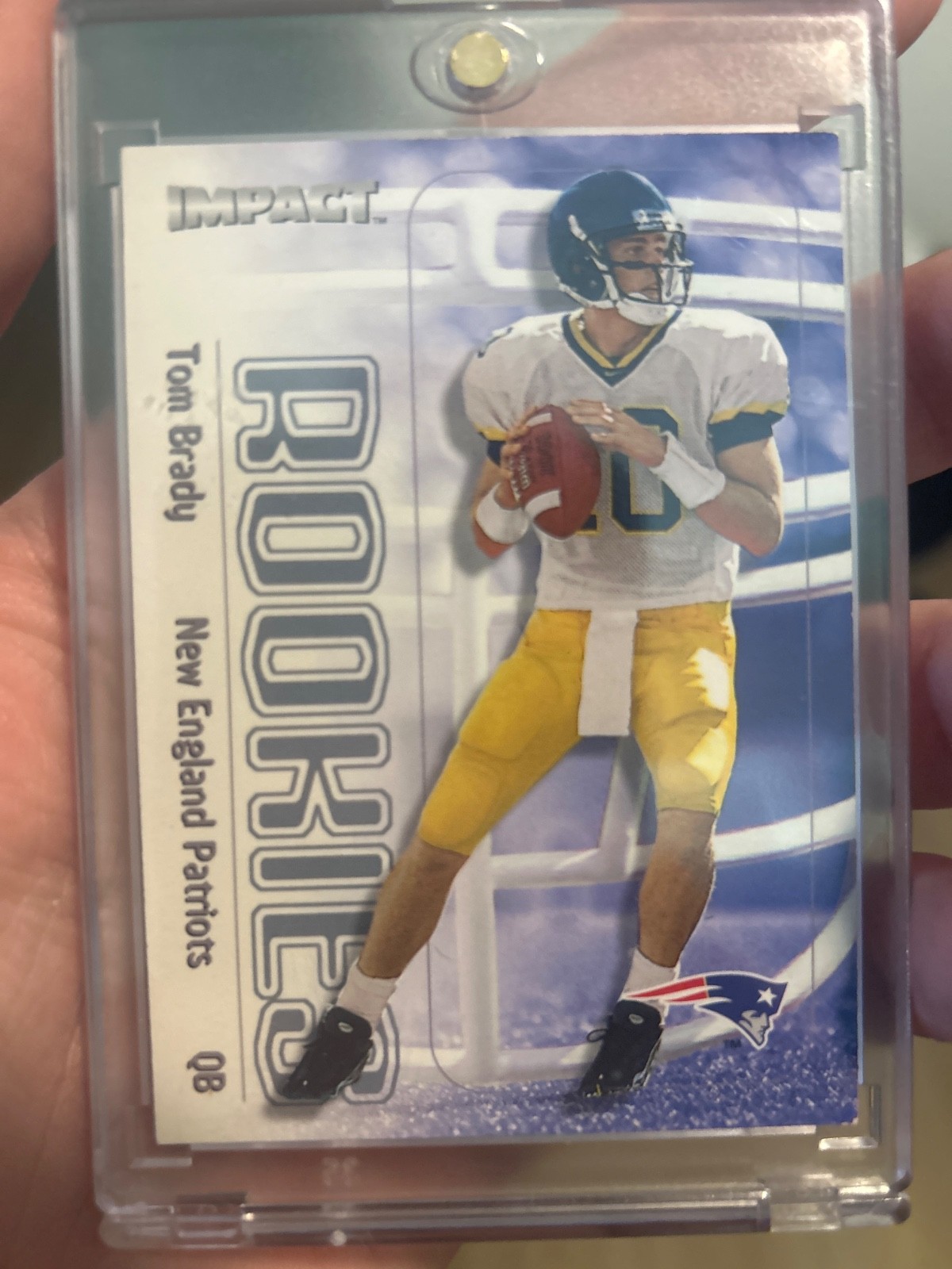 2000 Skybox Impact - Rookies Tom Brady #27 (RC)