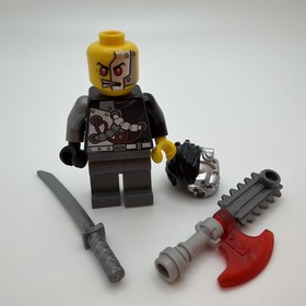 LEGO Ninjago: CYRUS BORG (Overborg) MINFIGURE Rebooted from (70722) w/ Weapons