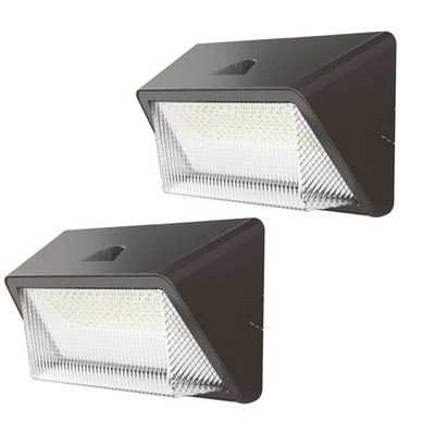 50W LED Wall Pack Light Dusk to Dawn Photocell Outdoor Commercial Security Area