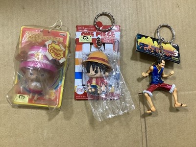 One Piece Figure Keychain Monkey D. Luffy Chopper Chupachups