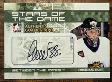 2010-11 In The Game Between Pipes Autograph Cristobal Huet Auto #A-CH