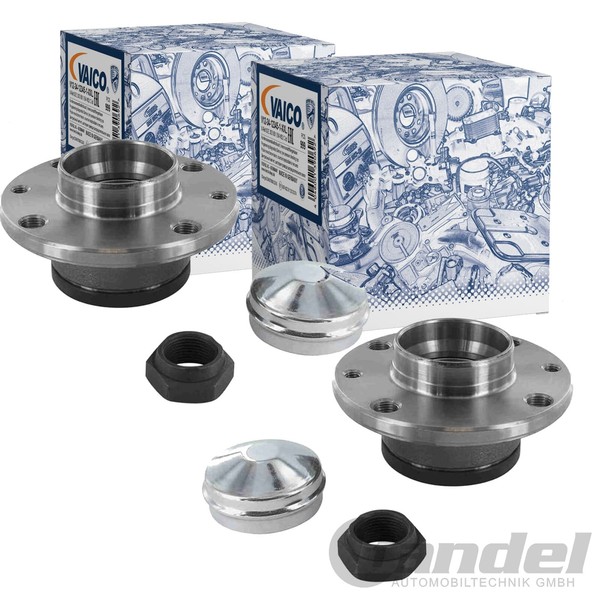 2X Vaico RADLAGER-SATZ Hinten Passend FüR Fiat Stilo | V24-0235-image