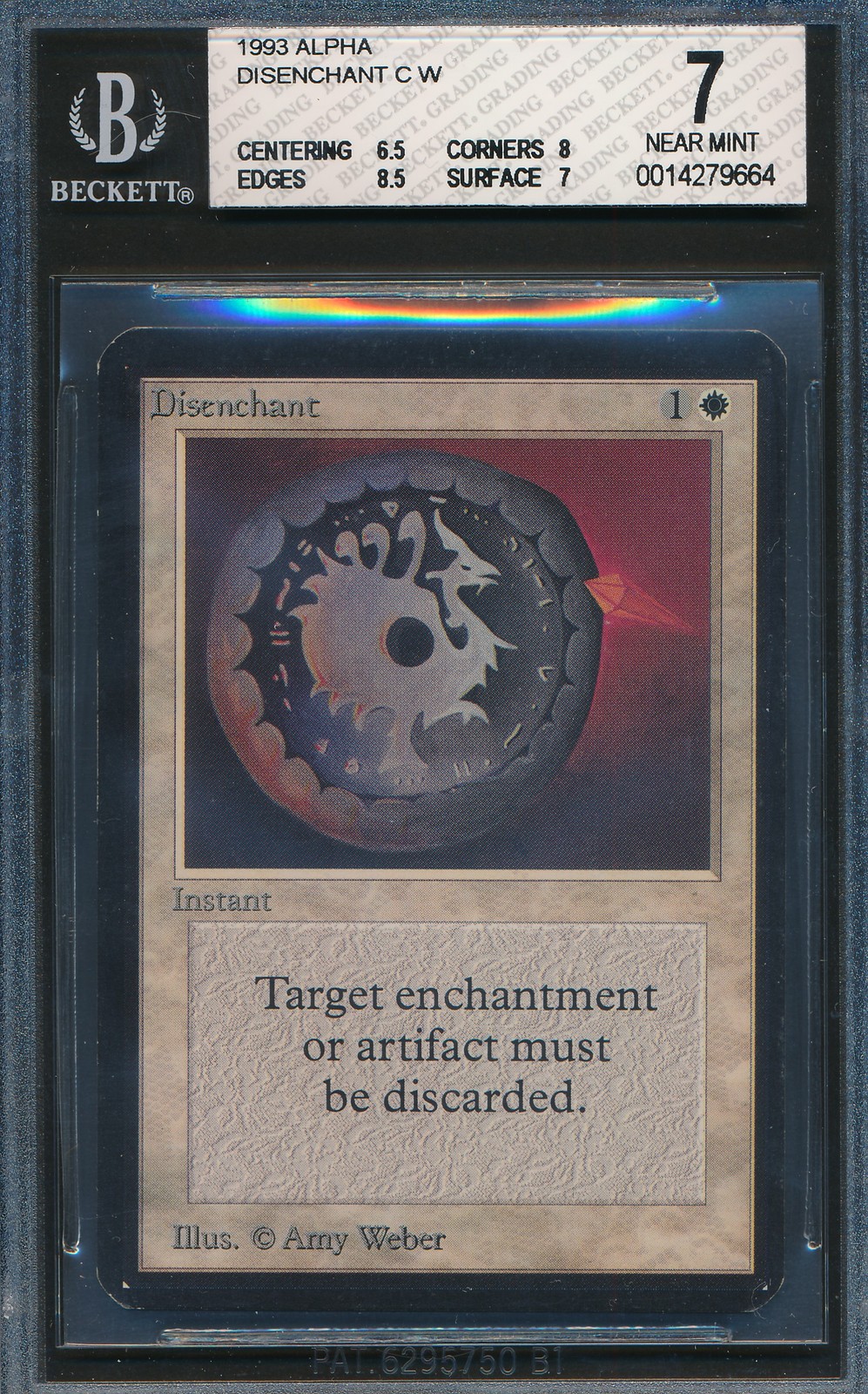 Alpha Disenchant BGS 7 Graded Magic MTG (9664) -magicgraders-