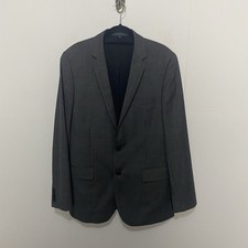 J. Crew Thompson Sport Coat Men  s Gray Suit Jacket Two Button Blazer Size 42L.