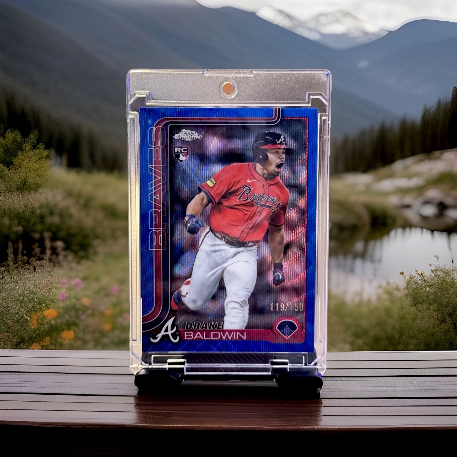 2025 Topps Chrome Update - Drake Baldwin #USC96 Blue Wave Refractor /150