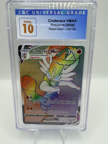 Cinderace VMAX graded CGC 10 for sale on eBay