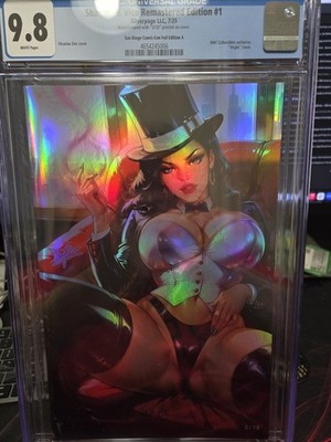 CGC 9.8 Shadow and Vice #1 Artist Proof 3/10 Zatanna SDCC Exclusive Variant