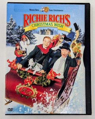 Richie Rich's Christmas Wish DVD (1998) - Region 1 - FR/EN - VG/F (Tested)