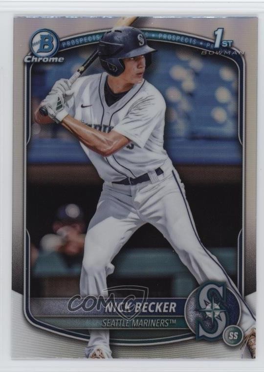 2025 Bowman Draft Chrome Refractor Nick Becker #BDC-100 16wc