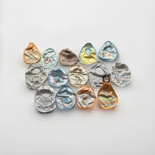 Lot Baby Boy Bibs Feeding Drool 14 total - Whales, Lion, Giraffes, Dots,etc 354