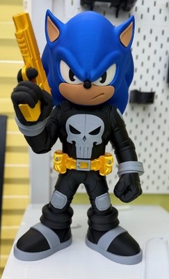 Figura Sonic Punisher 3d