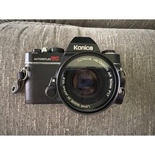 Konica Autoreflex TC 35mm SLR Film Camera with Hexanon AR 50mm F1.7 Lens Japan