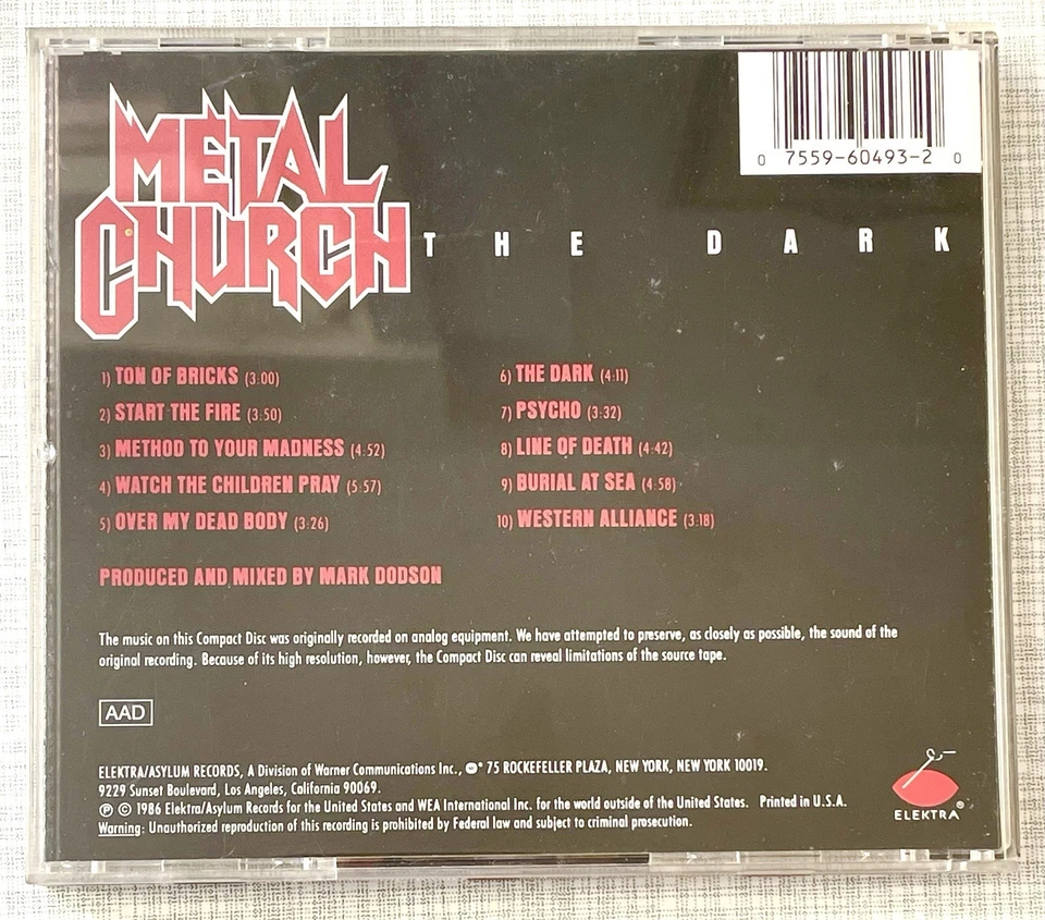 METAL CHURCH LIVE THE DARK HUMAN FACTOR 3 CD SAMMLUNG 80S metal testament saxon - Bild 3 von 4