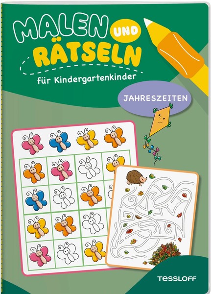 Malen Und RäTseln FüR Kindergartenkinder. Jahreszeiten | Nadja Schwendemann-image