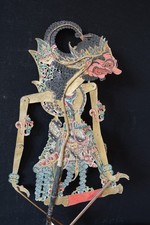 Wayang K.- Java, Marionette, Schattenspielfigur, alt, sehr gut erhalten