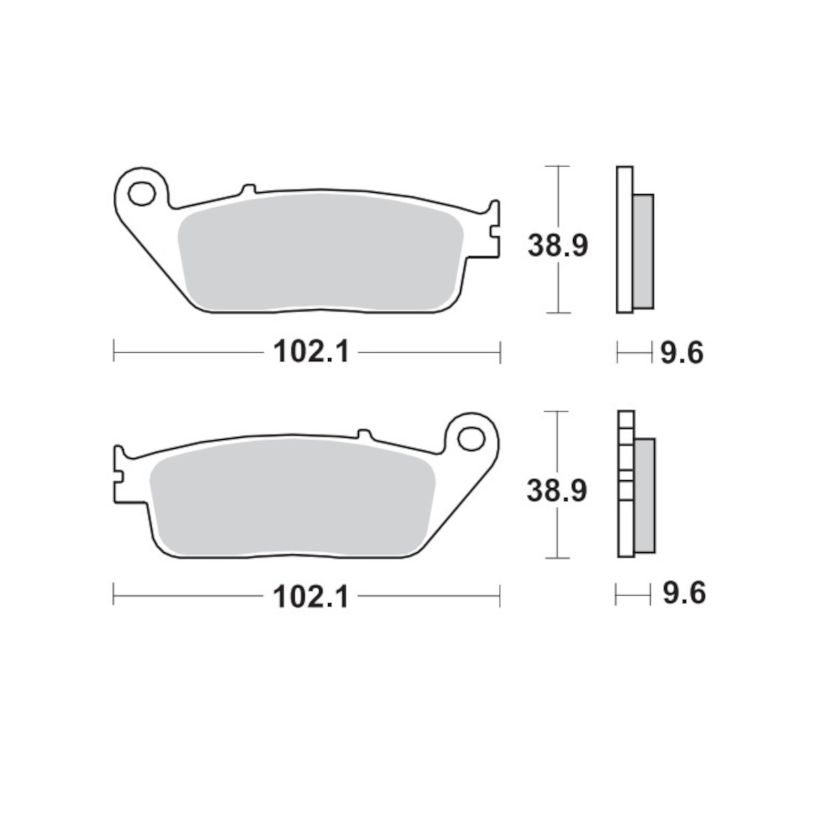 Brake Pads for KAWASAKI VERSYS 650 SE TOURER + ABS 2017 Front Organic MotoMaster