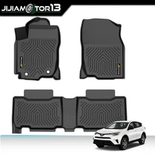 Fit For 2013-2018 Toyota RAV4 All-Weather TPE Floor Mats & Cargo Liner