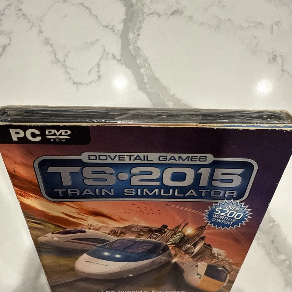 NEW 2015 Train Simulator 2015 (PC DVD ROM) Dovetail Games Tri Synergy Slipcover - Image 2 of 4