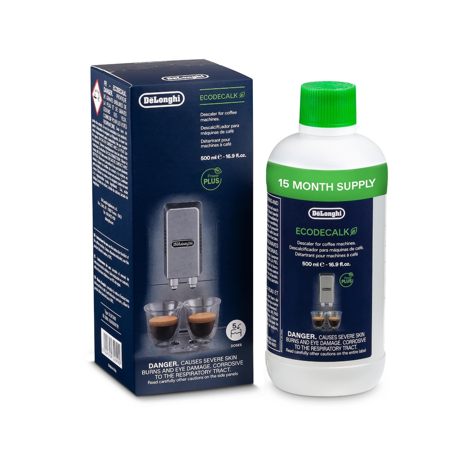 Ecodecalk | DLSC500 | Natural Descaler for Coffee Machines | 500ML P
