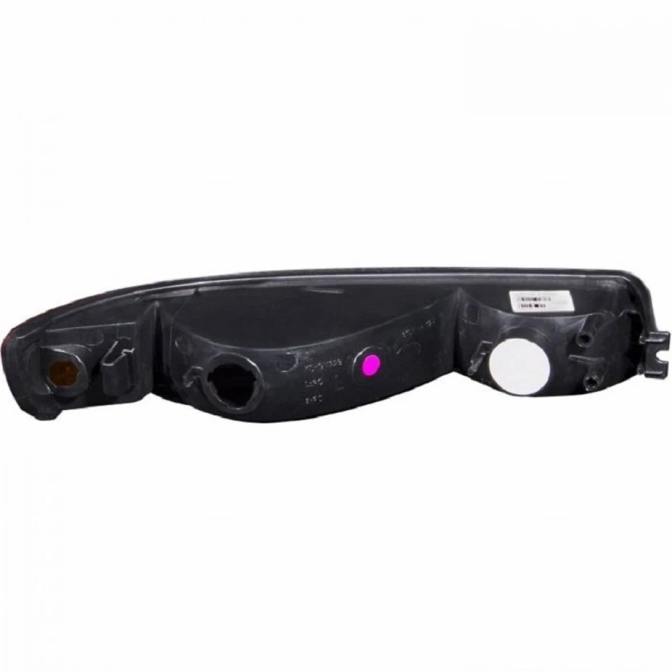 Luces de estacionamiento ANZO para GMC Sierra 2500 HD 2001-2006 negras europeas con reflector Foto 2 de 4