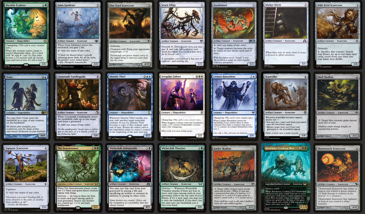 Reaper King MTG EDH Commander Deck - Scarecrow Tribal! Magic the