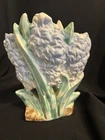 McCoy Pottery blue hyacinth vase-8" tall