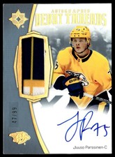 2022-23 UD Ultimate Debut Threads Juuso Parssinen Rookie Auto 47/99 #ADT-JP