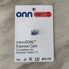 ONN microSDXC Express Card 256GB A1 U3 V30 Nintendo Switch 1 2 Compatible New