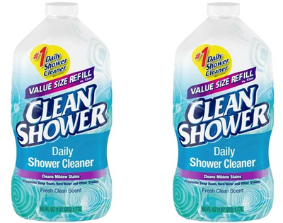 #ad 2 Set CleanShowerNoScentBasinTubandTileCleaner60oz.Liquid $38.81