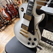 Epiphone Inspired by Gibson Custom Les Paul Custom Alpine White Electric Guitar